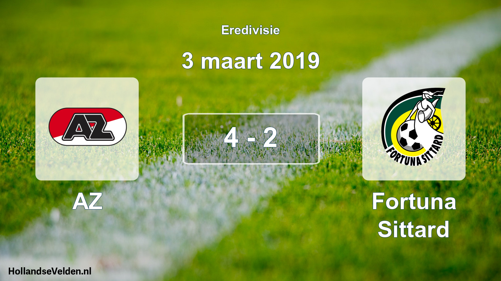 Gespeelde wedstrijd: AZ - Fortuna Sittard 4 - 2 (3 maart 2019)