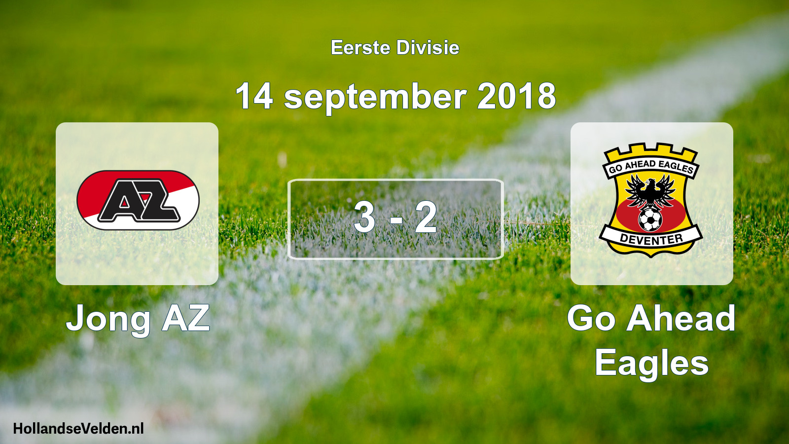Gespeelde wedstrijd: Jong AZ - Go Ahead Eagles 3 - 2 (14 september 2018)