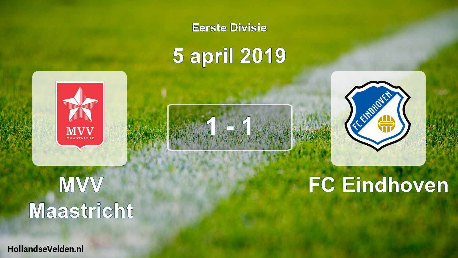Gespeelde wedstrijd: MVV Maastricht - FC Eindhoven 1 - 1 (5 april 2019)