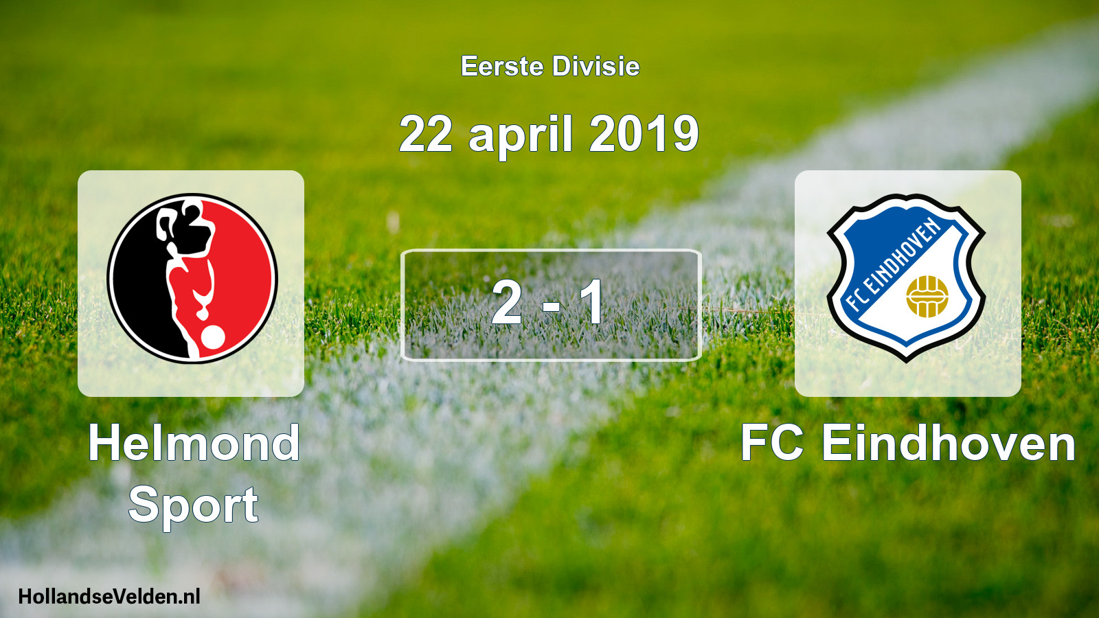 Gespeelde wedstrijd: Helmond Sport - FC Eindhoven 2 - 1 (22 april 2019)