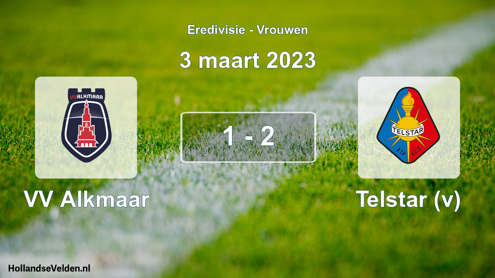 Gespeelde wedstrijd: VV Alkmaar - Telstar (v) 1 - 2 (3 maart 2023)