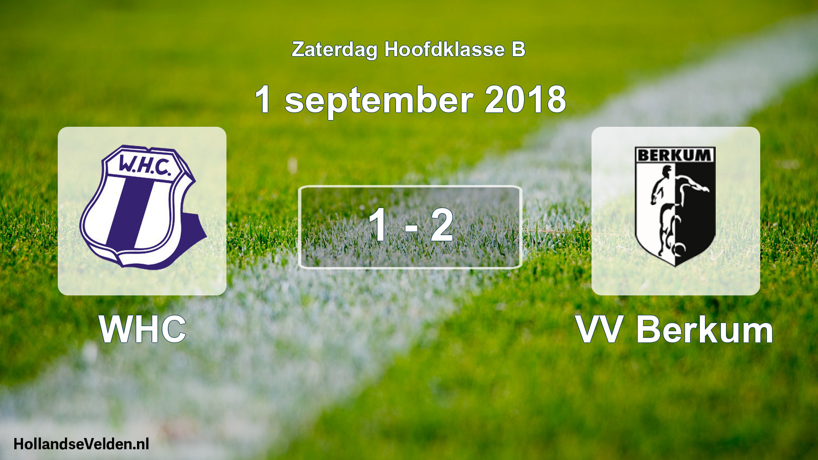 Gespeelde wedstrijd: WHC - VV Berkum 1 - 2 (1 september 2018)
