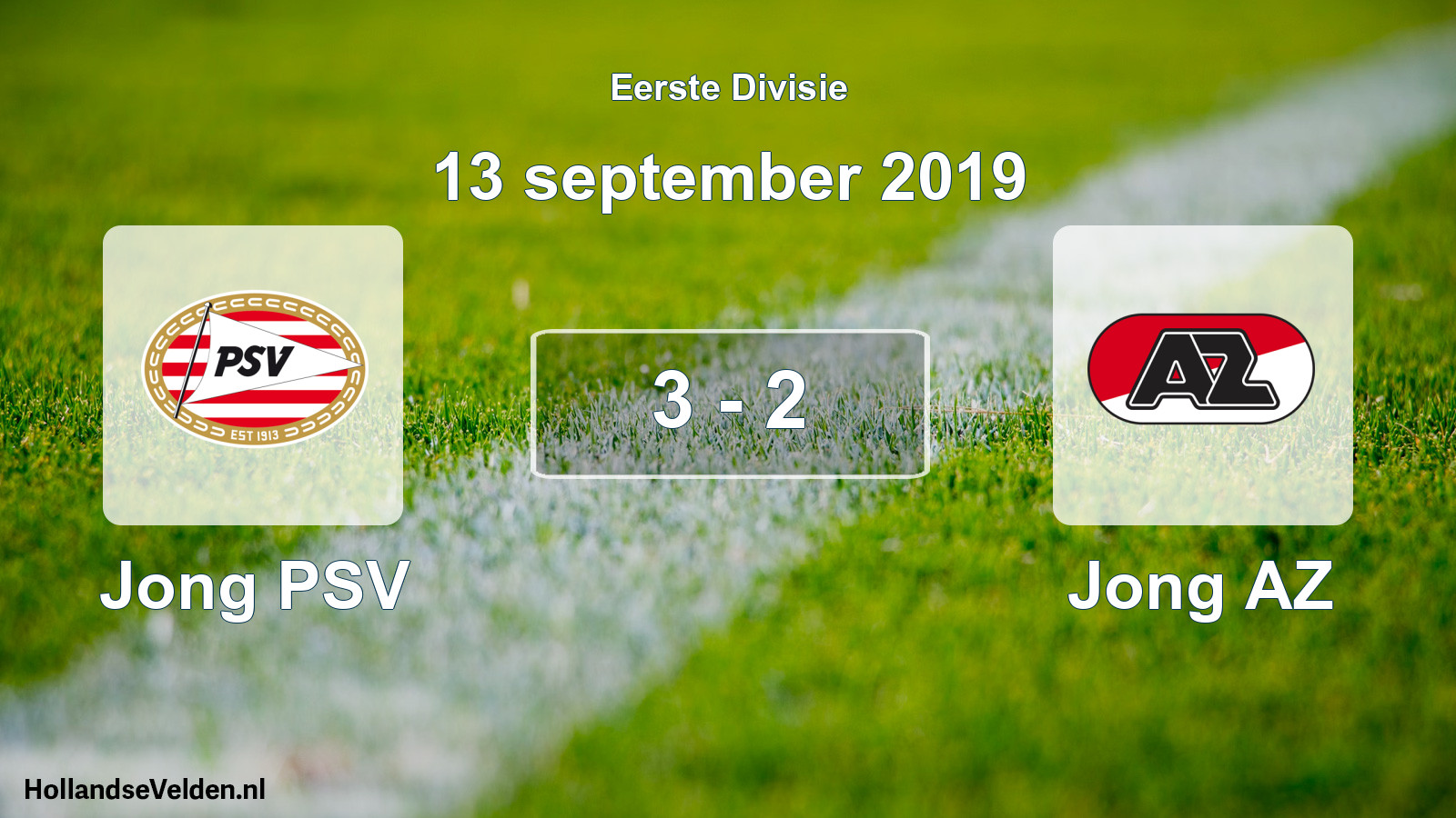 Gespeelde wedstrijd: Jong PSV - Jong AZ 3 - 2 (13 september 2019)