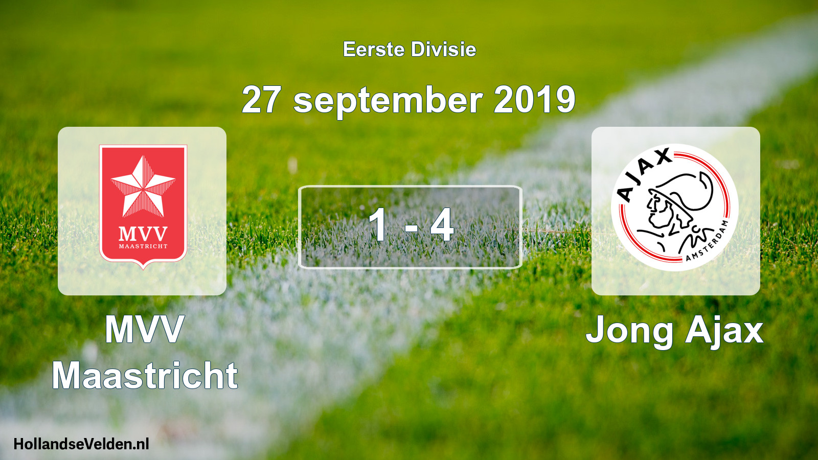 Gespeelde wedstrijd: MVV Maastricht - Jong Ajax 1 - 4 (27 september 2019)