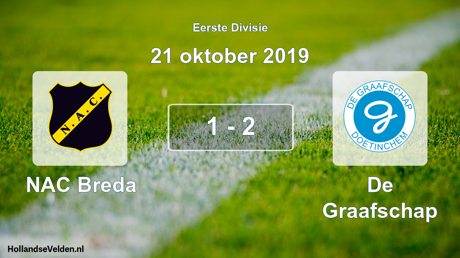 Gespeelde wedstrijd: NAC Breda - De Graafschap 1 - 2 (21 oktober 2019)