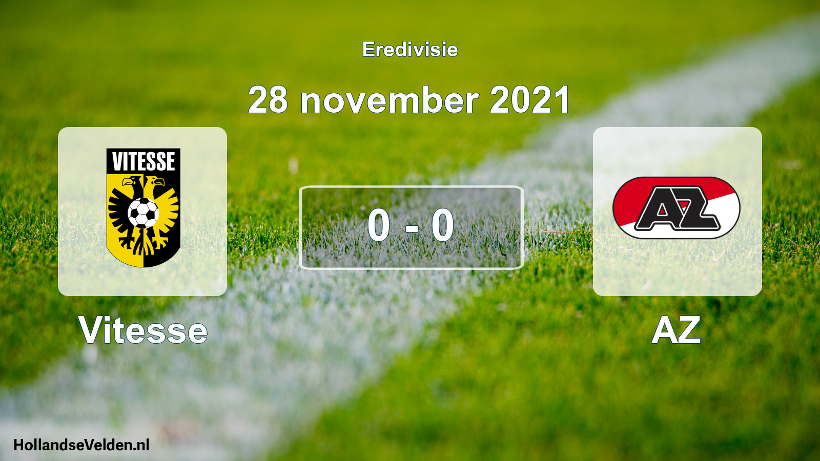 Gespeelde wedstrijd: Vitesse - AZ 0 - 0 (28 november 2021)