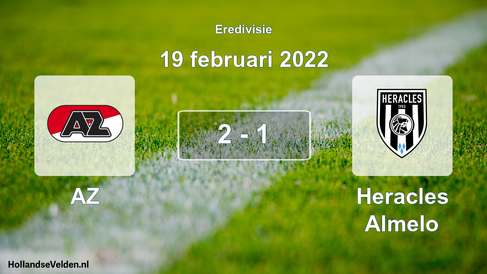 Gespeelde wedstrijd: AZ - Heracles Almelo 2 - 1 (19 februari 2022)