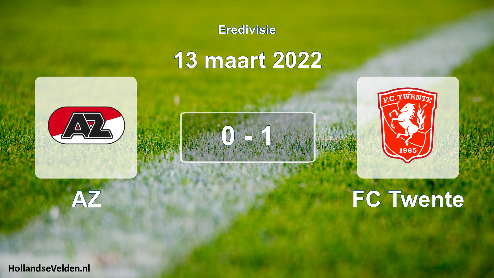 Gespeelde wedstrijd: AZ - FC Twente 0 - 1 (13 maart 2022)