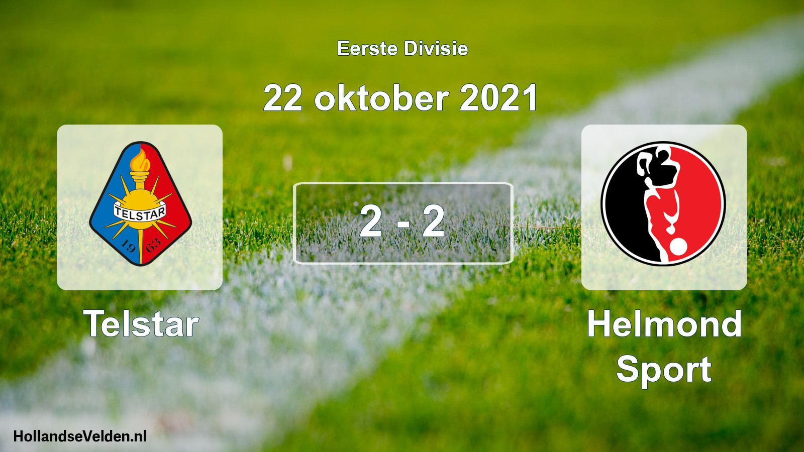 Gespeelde wedstrijd: Telstar - Helmond Sport 2 - 2 (22 oktober 2021)