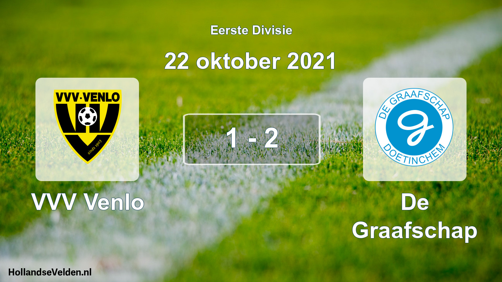 Gespeelde wedstrijd: VVV Venlo - De Graafschap 1 - 2 (22 oktober 2021)