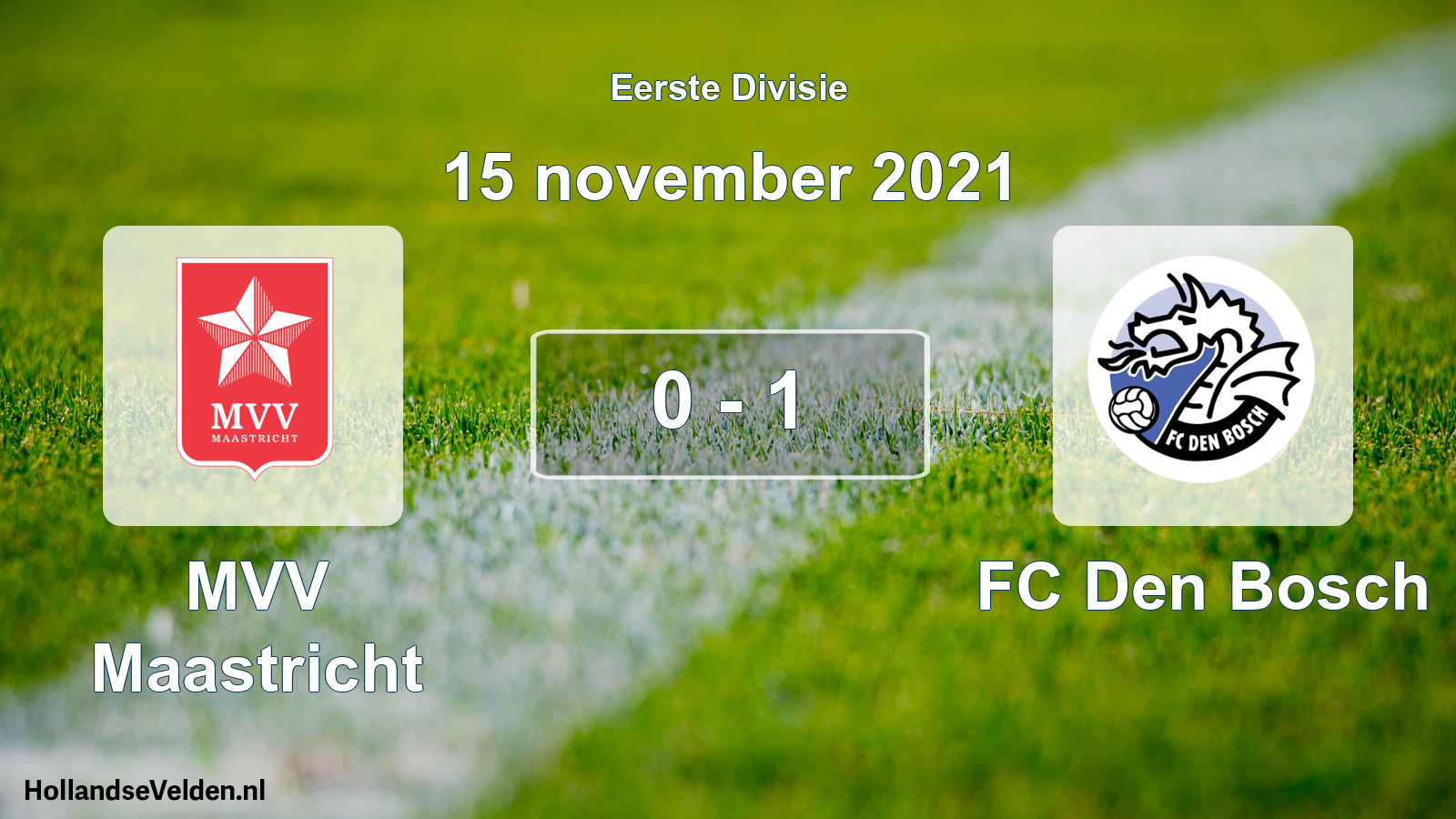 Gespeelde wedstrijd: MVV Maastricht - FC Den Bosch 0 - 1 (15 november 2021)