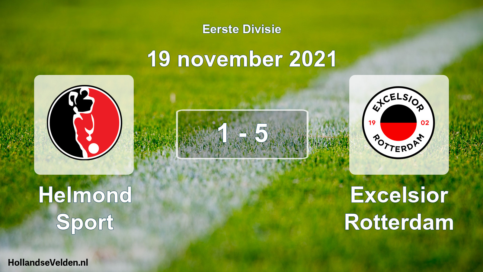 Gespeelde wedstrijd: Helmond Sport - Excelsior Rotterdam 1 - 5 (19 november 2021)
