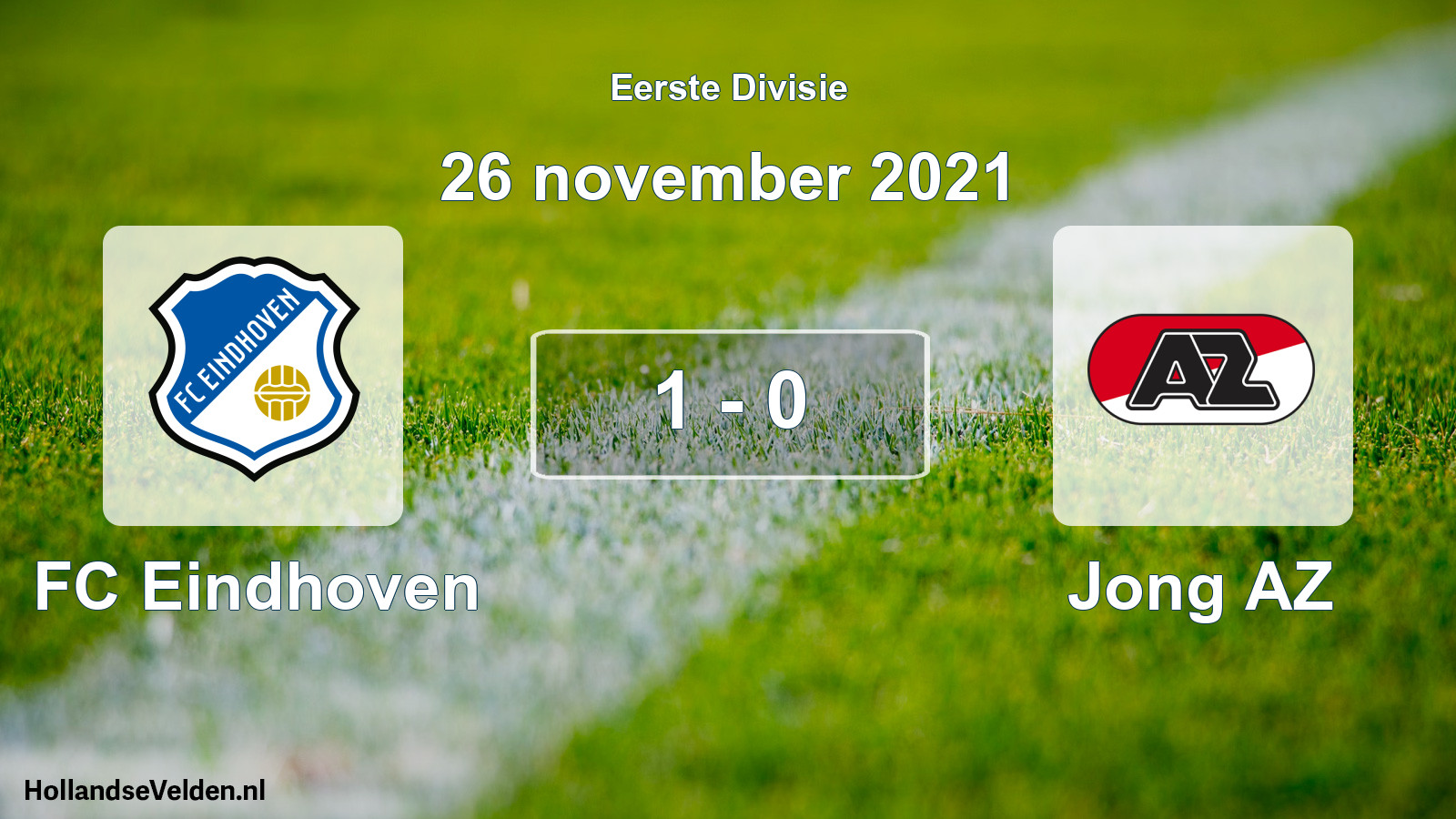 Gespeelde wedstrijd: FC Eindhoven - Jong AZ 1 - 0 (26 november 2021)