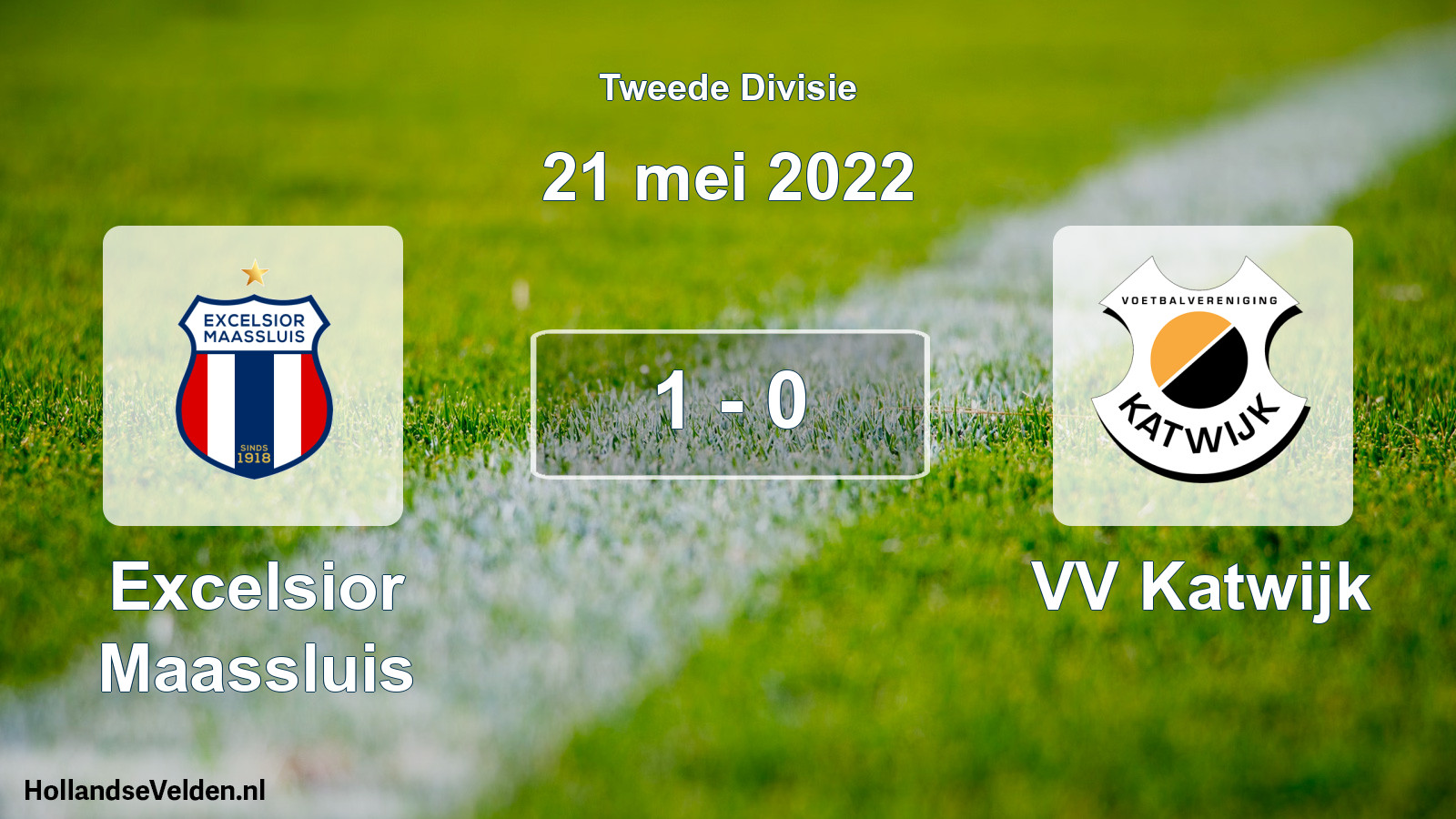 Gespeelde wedstrijd: Excelsior Maassluis - VV Katwijk 1 - 0 (21 mei 2022)