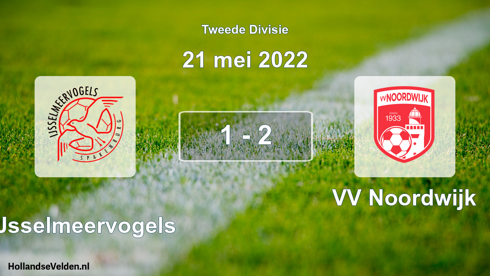 Gespeelde wedstrijd: IJsselmeervogels - VV Noordwijk 1 - 2 (21 mei 2022)
