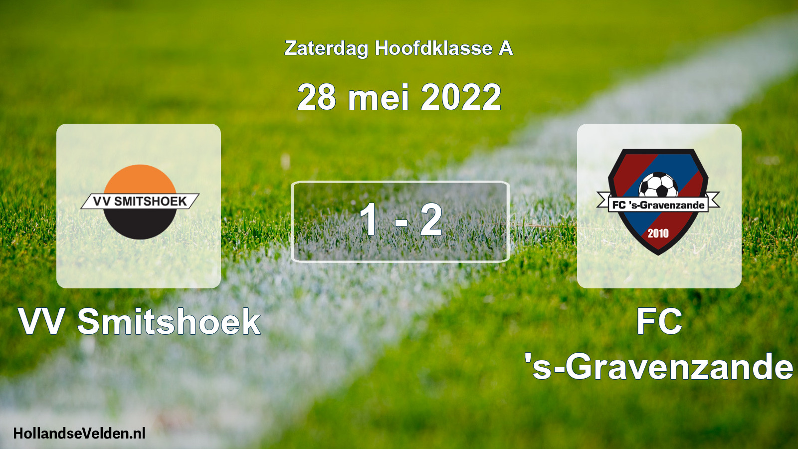 Gespeelde wedstrijd: VV Smitshoek - FC 's-Gravenzande 1 - 2 (28 mei 2022)