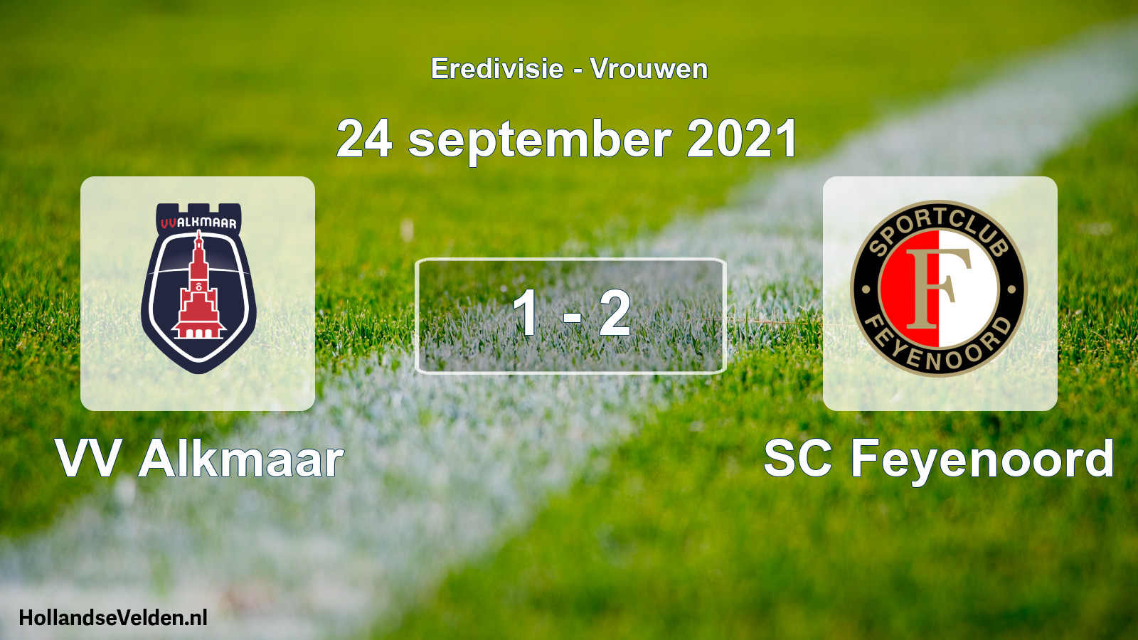 Gespeelde wedstrijd: VV Alkmaar - SC Feyenoord 1 - 2 (24 september 2021)