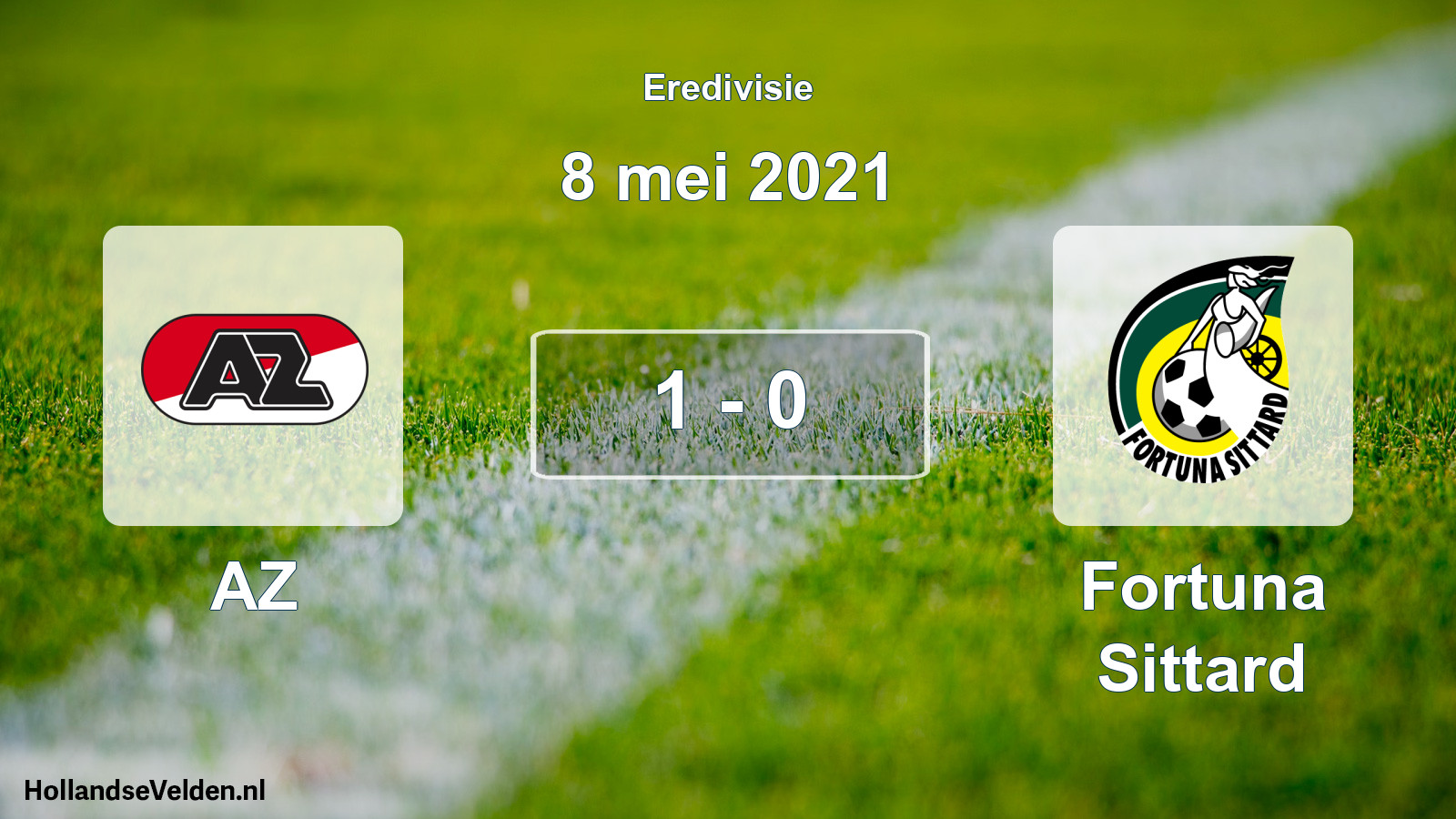 Gespeelde wedstrijd: AZ - Fortuna Sittard 1 - 0 (8 mei 2021)