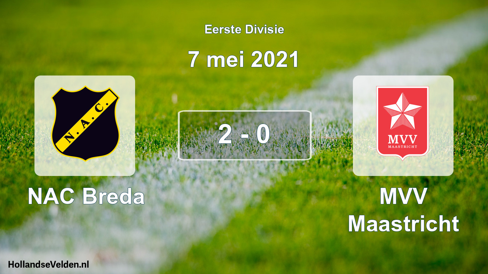 Gespeelde wedstrijd: NAC Breda - MVV Maastricht 2 - 0 (7 mei 2021)