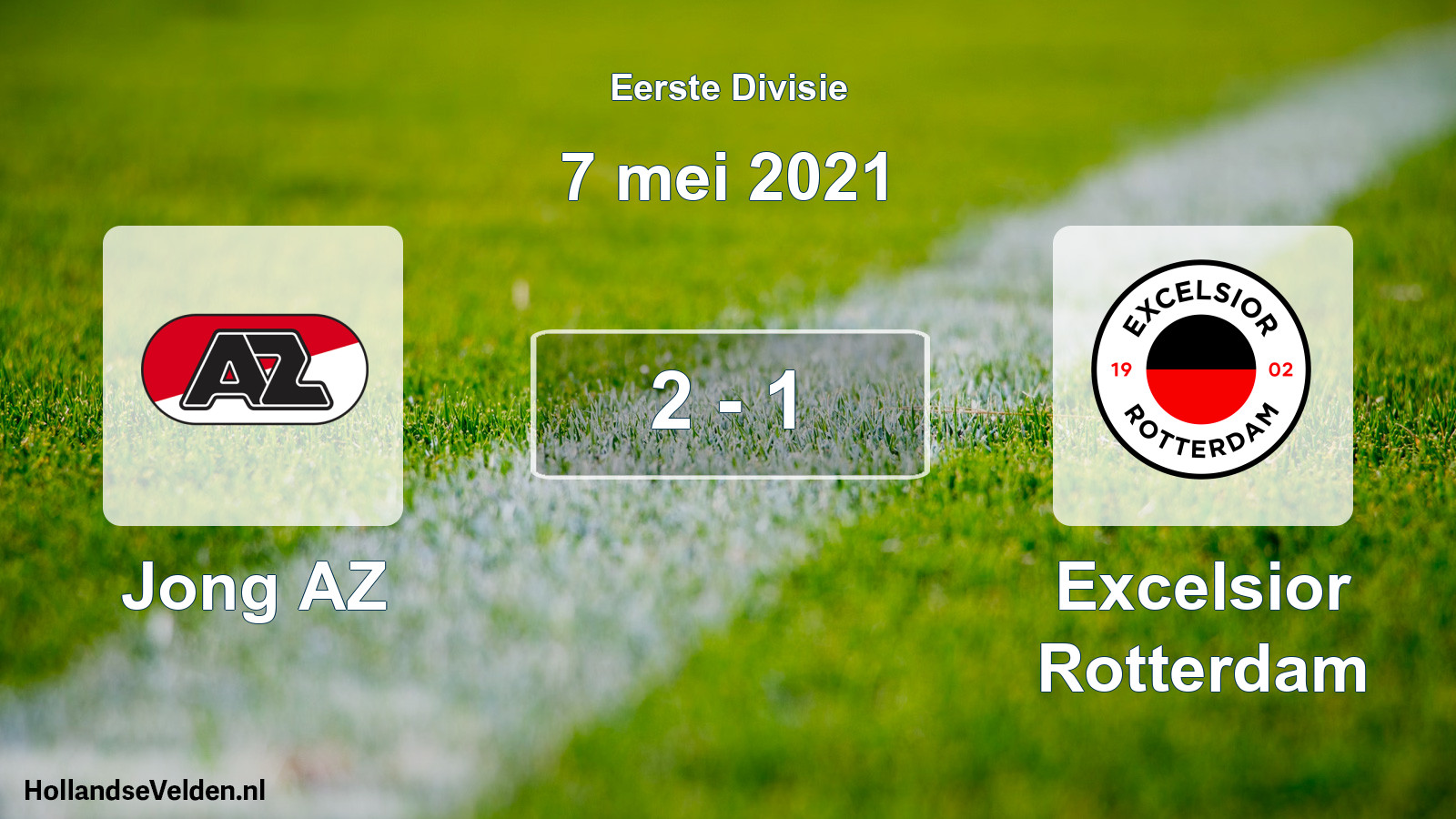 Gespeelde wedstrijd: Jong AZ - Excelsior Rotterdam 2 - 1 (7 mei 2021)