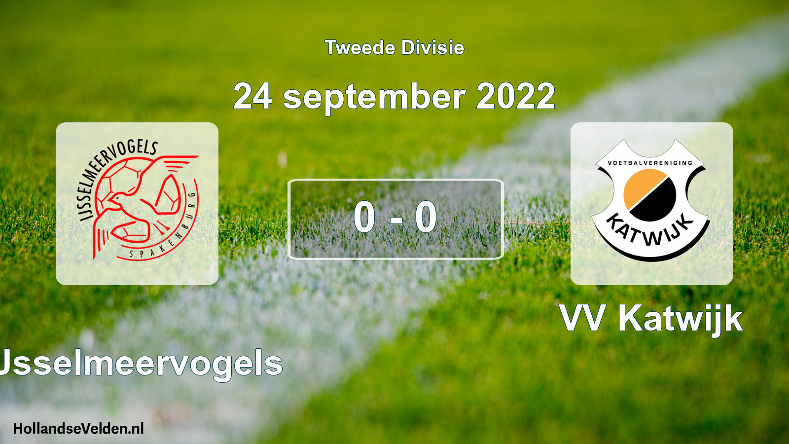 Gespeelde wedstrijd: IJsselmeervogels - VV Katwijk 0 - 0 (24 september 2022)