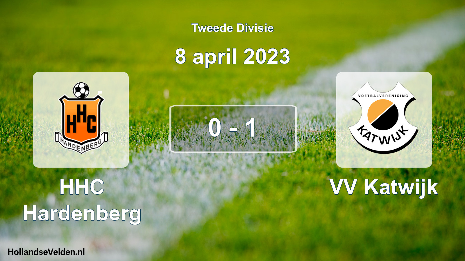 Gespeelde wedstrijd: HHC Hardenberg - VV Katwijk 0 - 1 (8 april 2023)