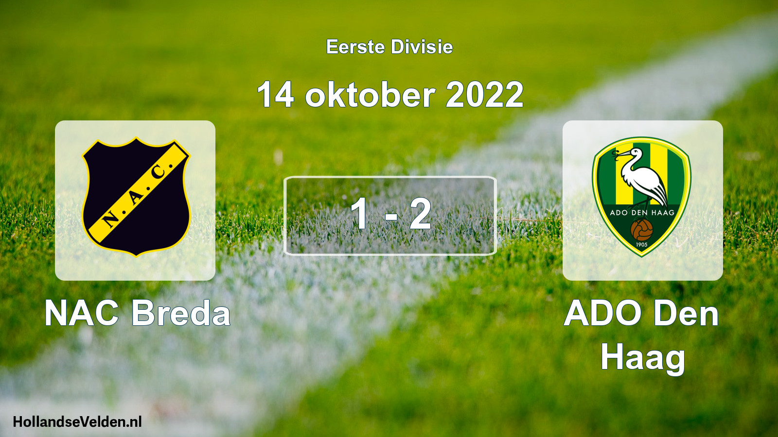 Gespeelde wedstrijd: NAC Breda - ADO Den Haag 1 - 2 (14 oktober 2022)