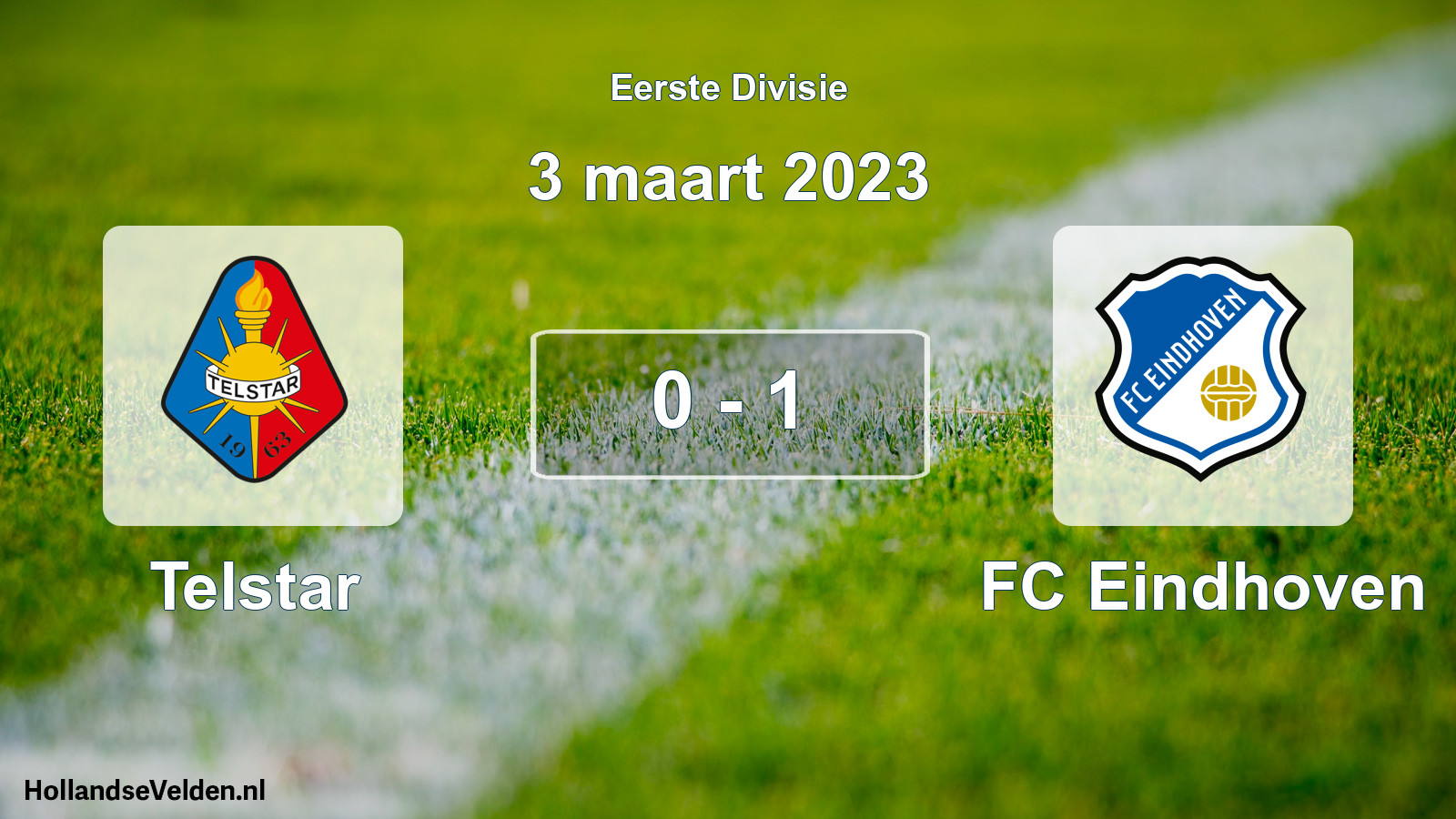 Gespeelde wedstrijd: Telstar - FC Eindhoven 0 - 1 (3 maart 2023)