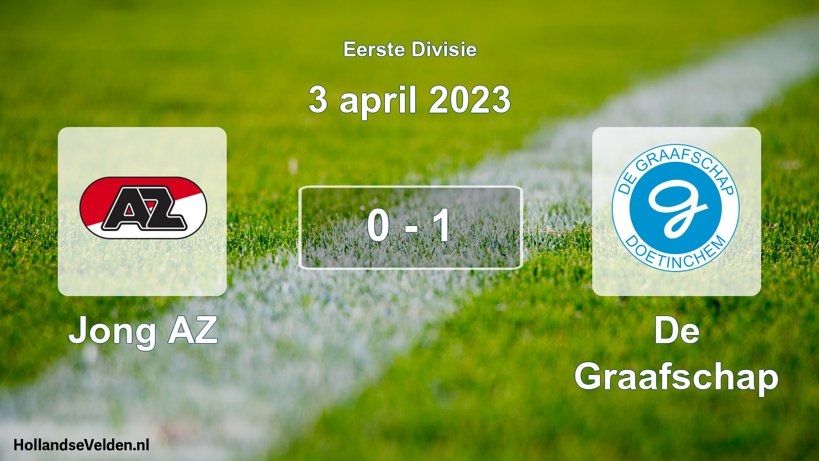 Gespeelde wedstrijd: Jong AZ - De Graafschap 0 - 1 (3 april 2023)