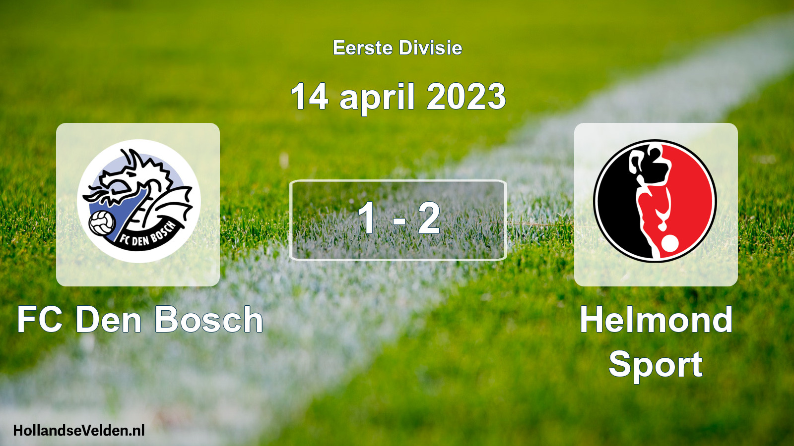 Gespeelde wedstrijd: FC Den Bosch - Helmond Sport 1 - 2 (14 april 2023)