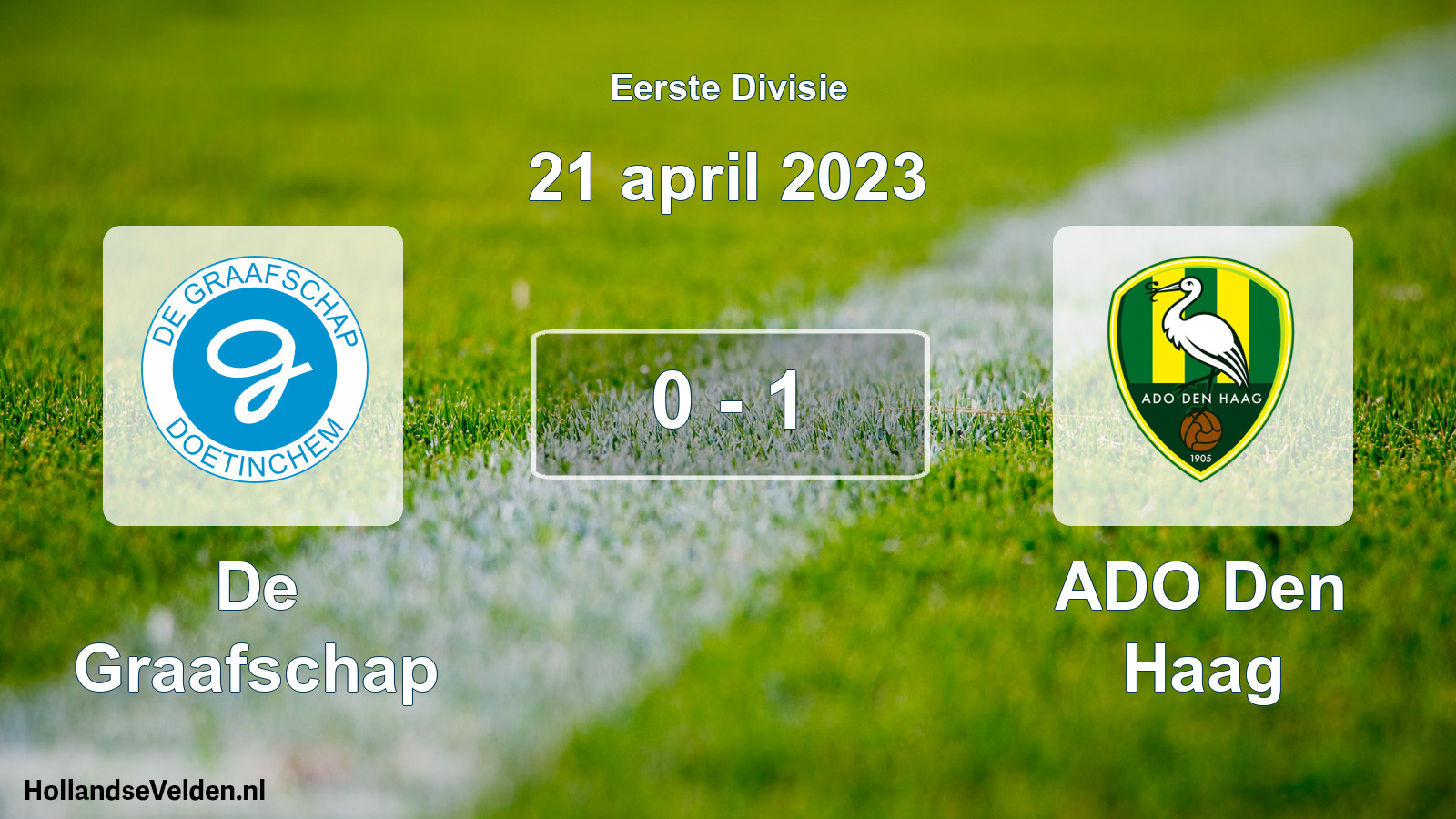 Gespeelde wedstrijd: De Graafschap - ADO Den Haag 0 - 1 (21 april 2023)