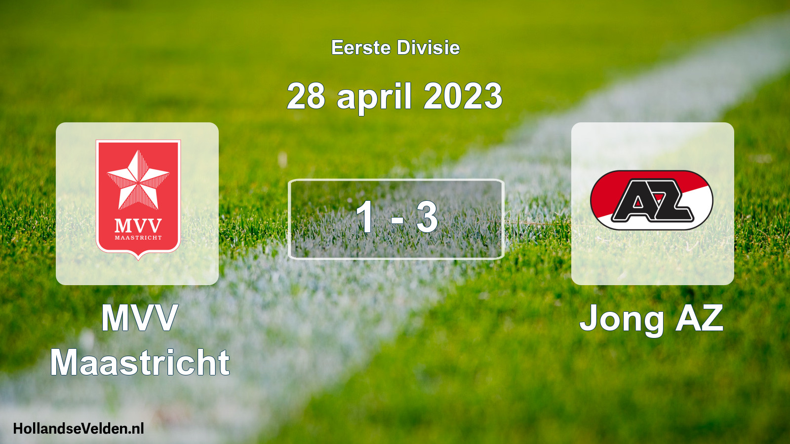 Gespeelde wedstrijd: MVV Maastricht - Jong AZ 1 - 3 (28 april 2023)