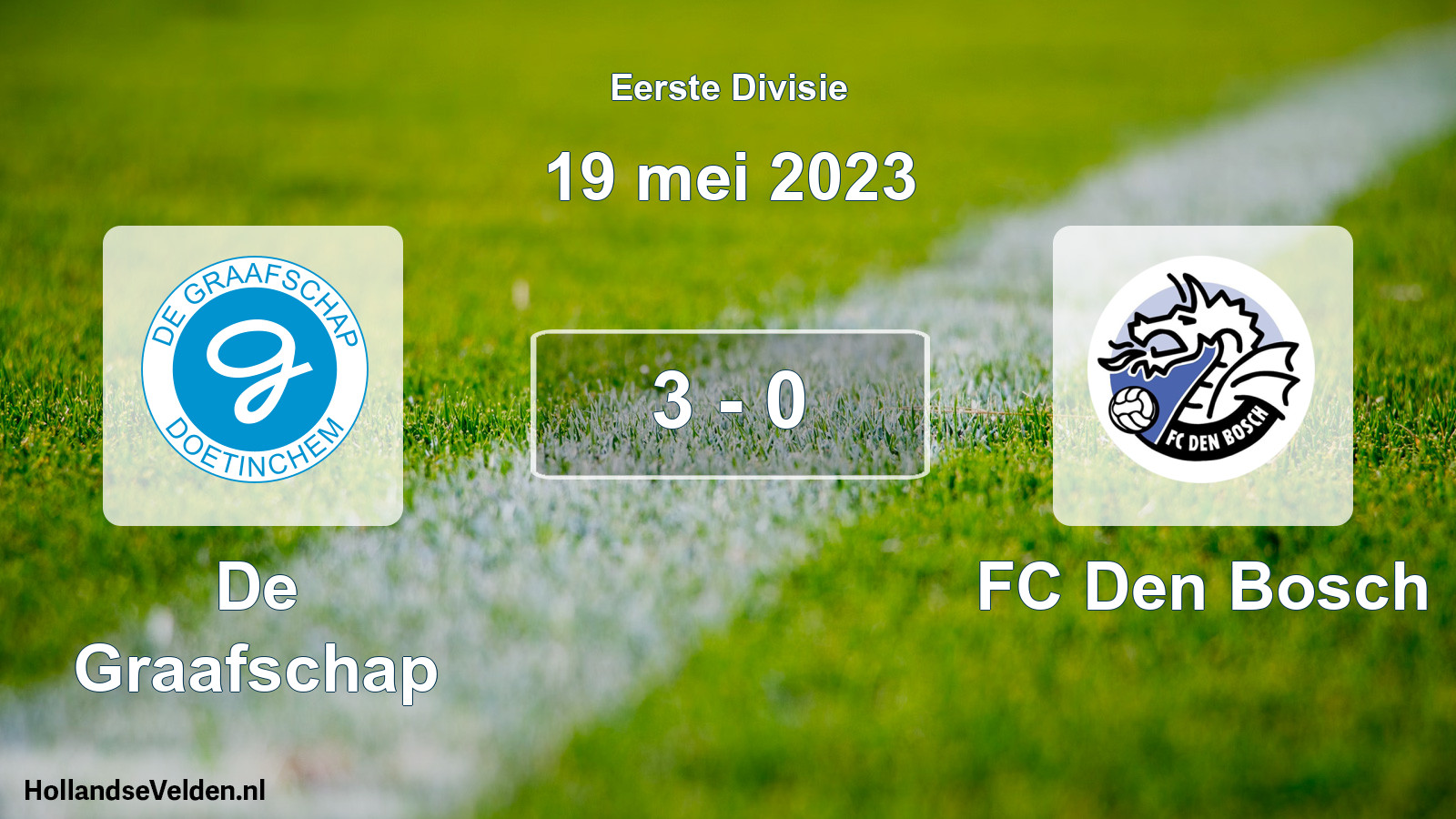 Gespeelde wedstrijd: De Graafschap - FC Den Bosch 3 - 0 (19 mei 2023)
