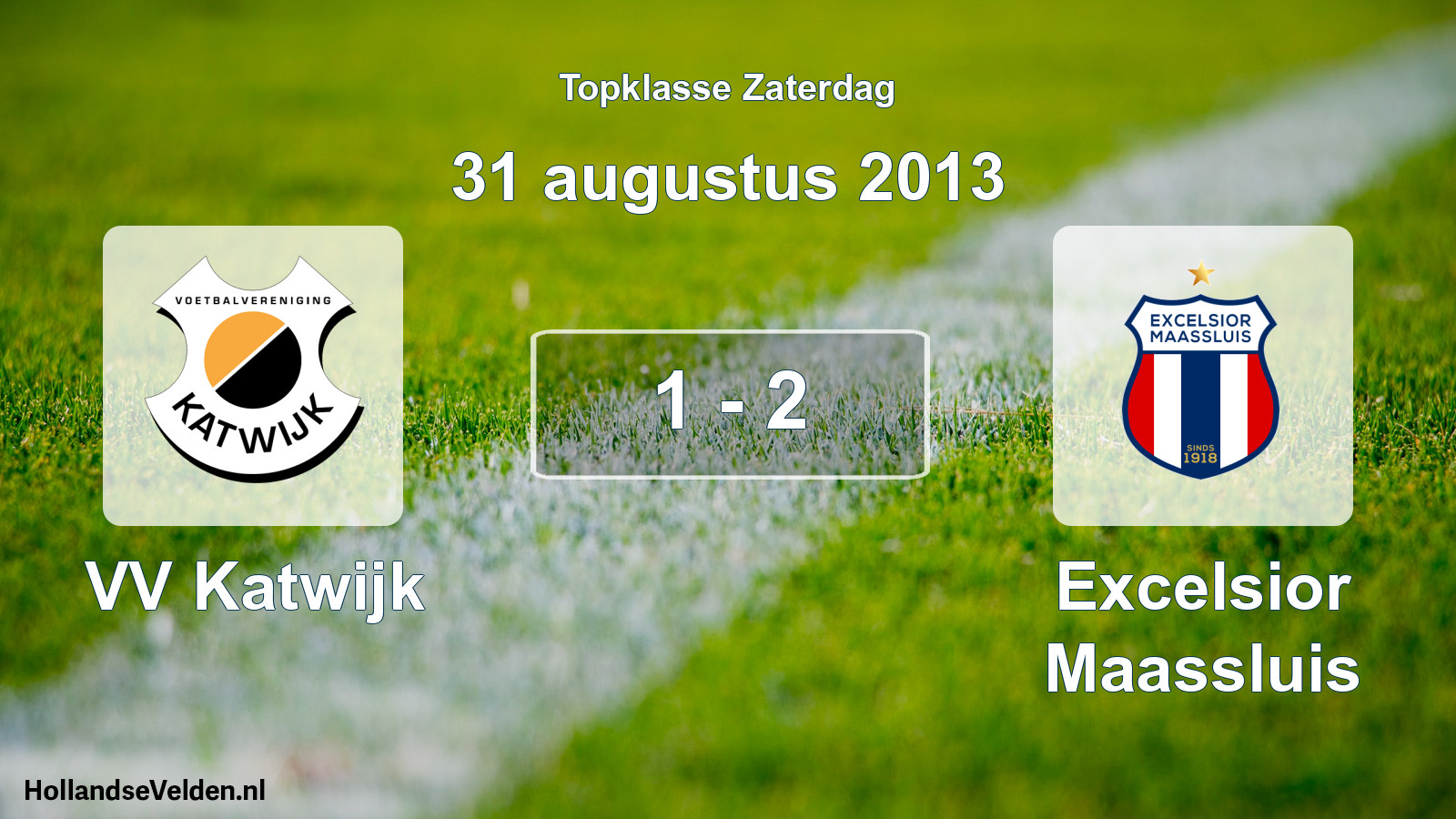 Gespeelde wedstrijd: VV Katwijk - Excelsior Maassluis 1 - 2 (31 augustus 2013)